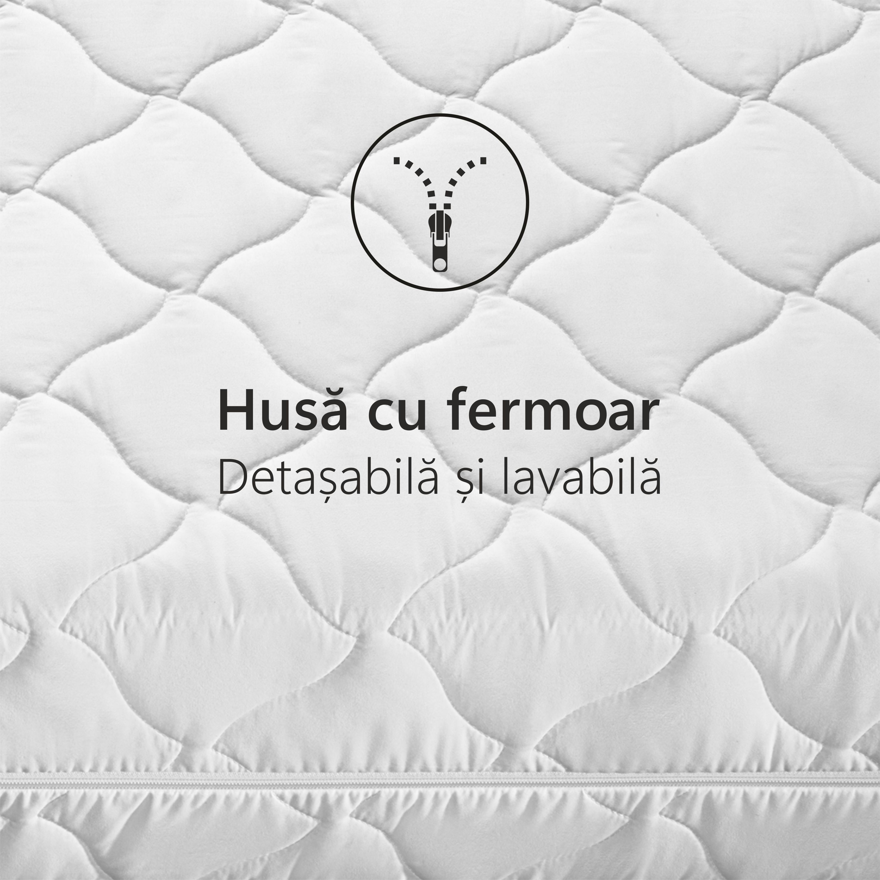 Saltea Ortopedica Star Moon, Athena DoubleSide, 100x200x25cm, spuma poliuretanica, reversibila, ferma — imaginea 5