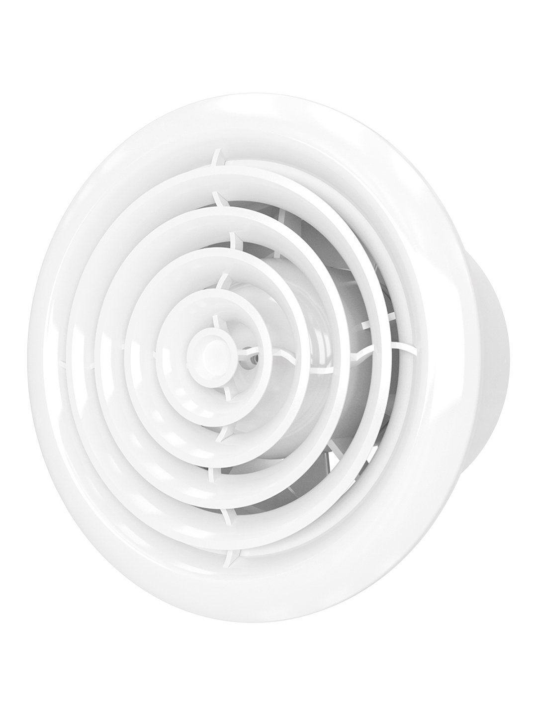 Ventilator de baie VentEurope CIRCLE125BD, clapeta antiretur, diametru 125 mm, debit 107 m³/h, 18W, IP24