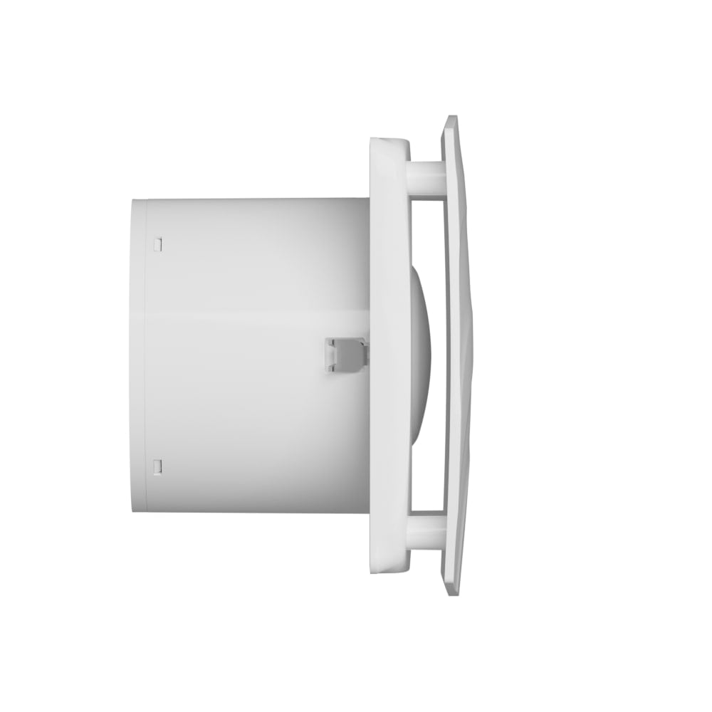 Ventilator de perete VentEurope STREAM100BD, patrat, clapeta antiretur, diametru 100 mm, debit 95 mc/h, 14W, IP24