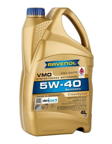 Ulei motor Complet Sintetic Ravenol VMO 5W40, 4l