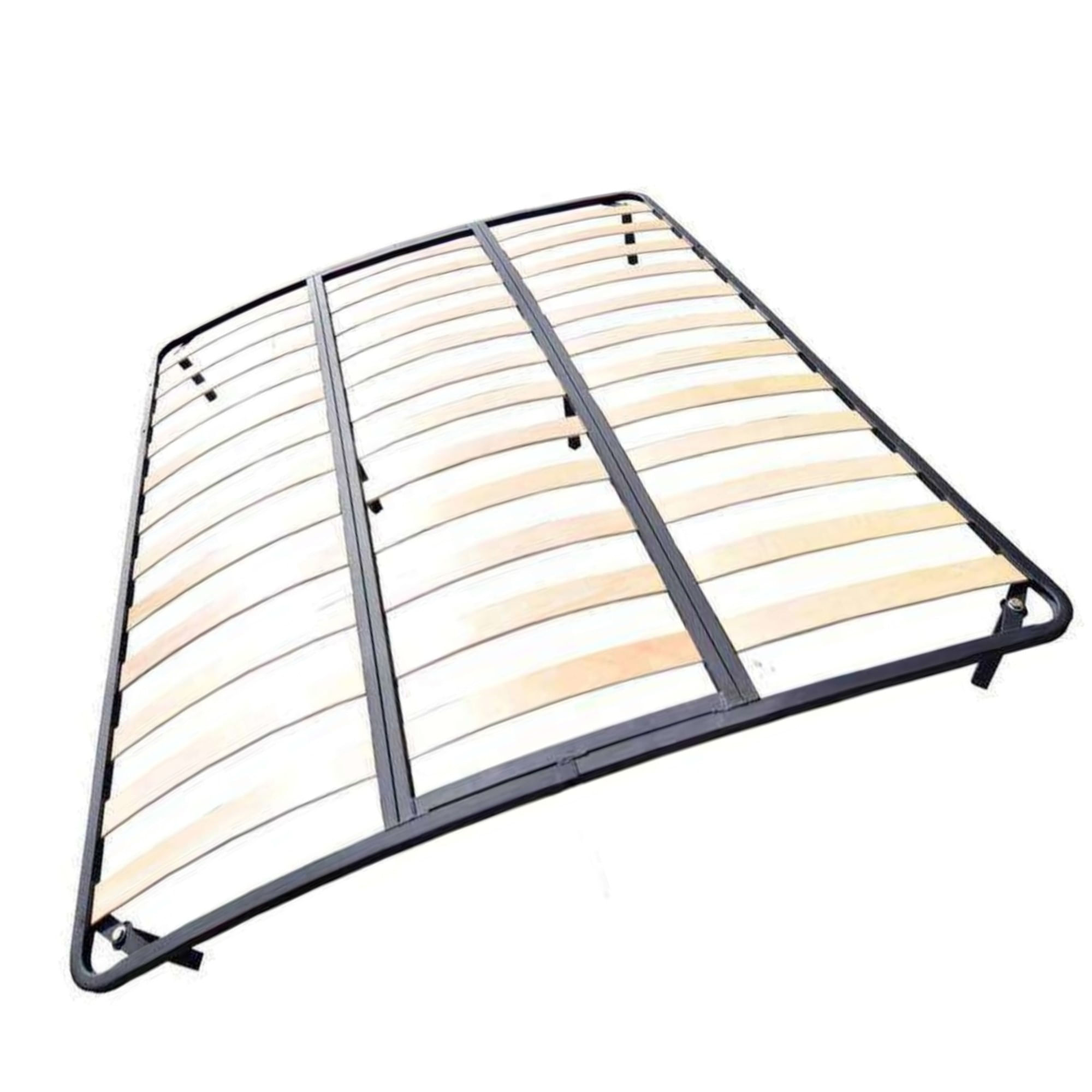 Somiera pat Qualitysom, metalica, 3 zone, cu picioare — imaginea 2