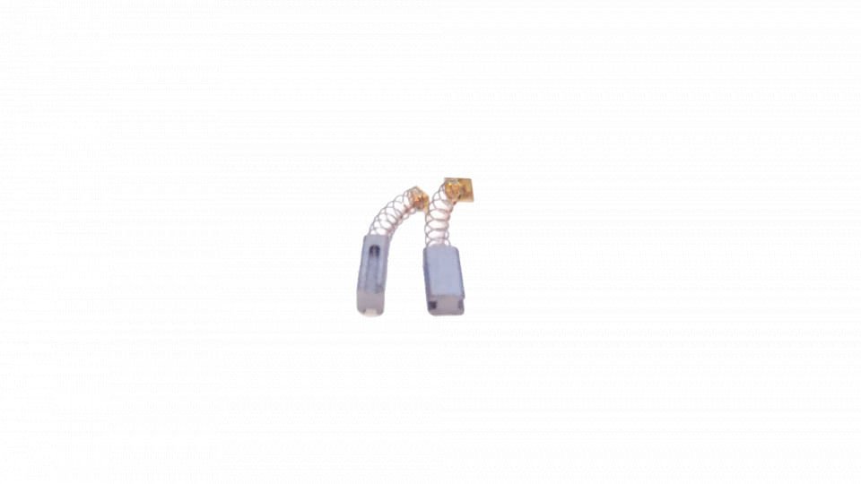 Perii carbon 10.5x5.3x4mm motor electric 220V pentru polizor NR.1945 — imaginea 2