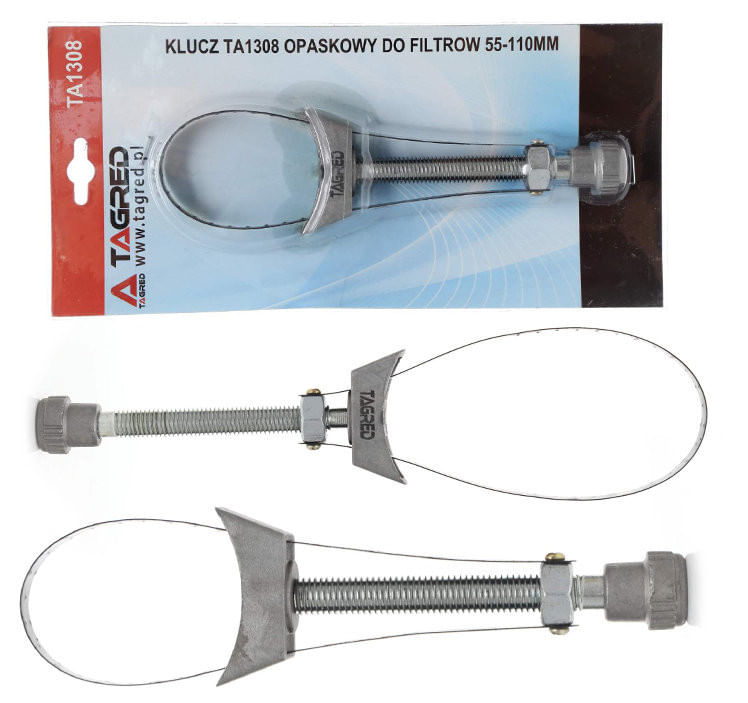 Cheie pentru filtu de ulei universala 55-110mm TA1308 TAGRED — imaginea 3