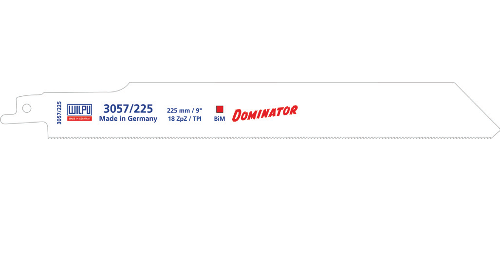 3057/225 Panza Bi-Metal pentru fierastrau sabie pentru metal / 5 bucati, DIM 225 x 25 x 0.9 mm