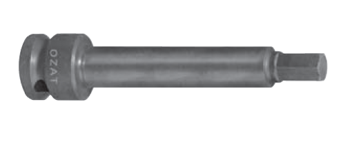 Cap cheie tubulara de impact 1/2 cu profil hexagon exterior, o piesa, 150 mm, DIM 12