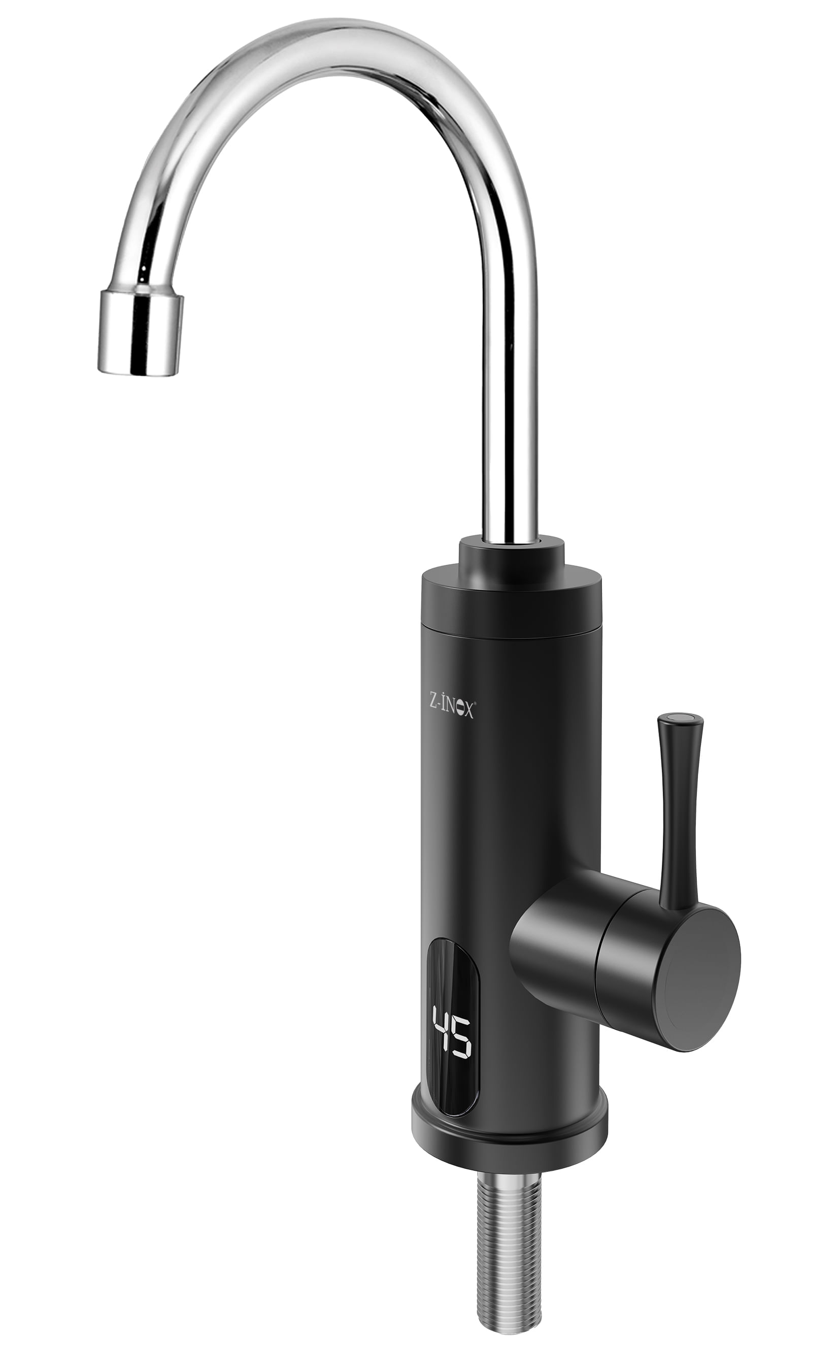 Robinet electric Z-INOX ZLN7893, Afisaj digital, Protectie IPX4, Putere 3000W