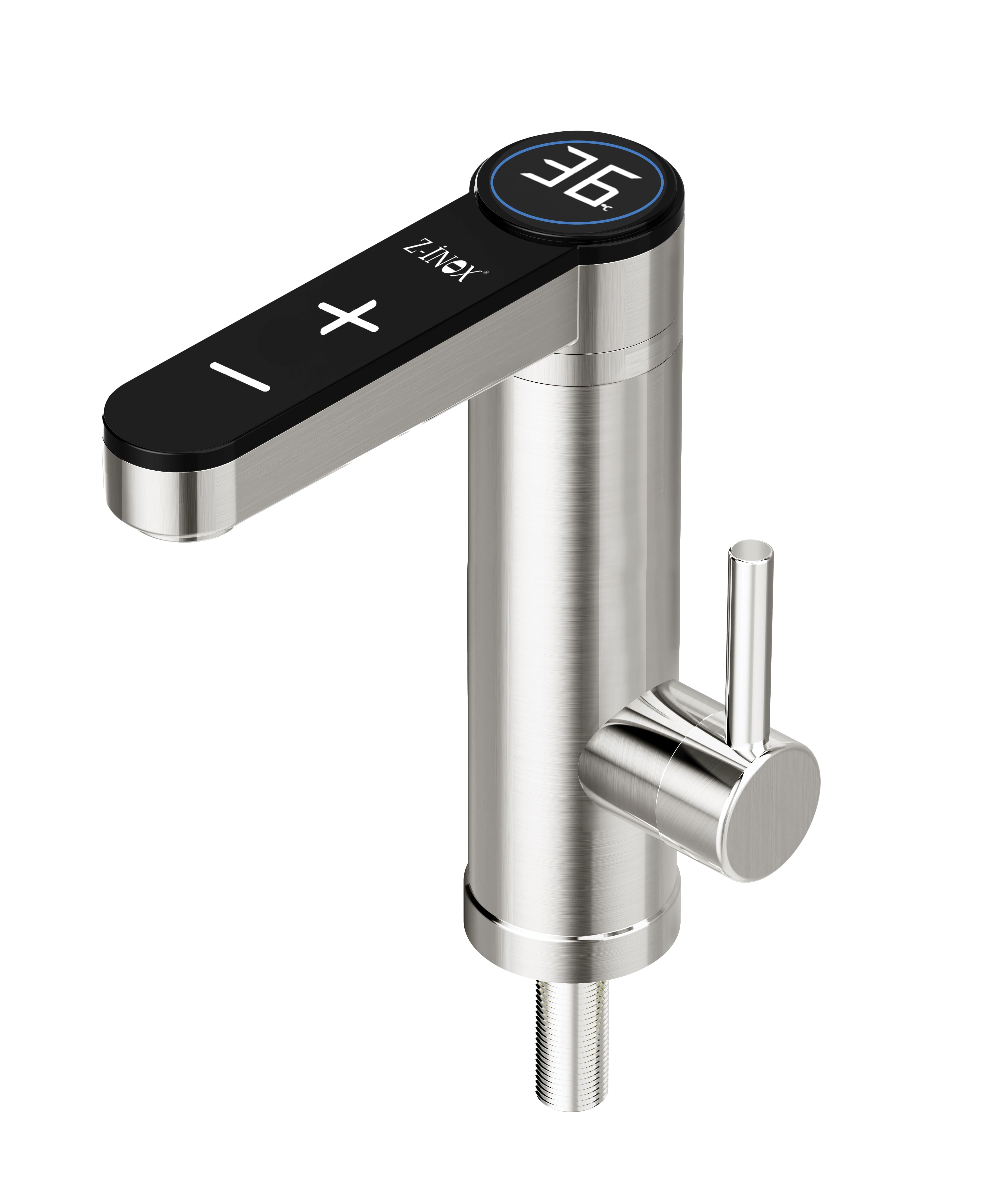 Robinet electric Z-INOX ZLN3799, Afisaj digital, Protectie IPX4, Putere 3600W