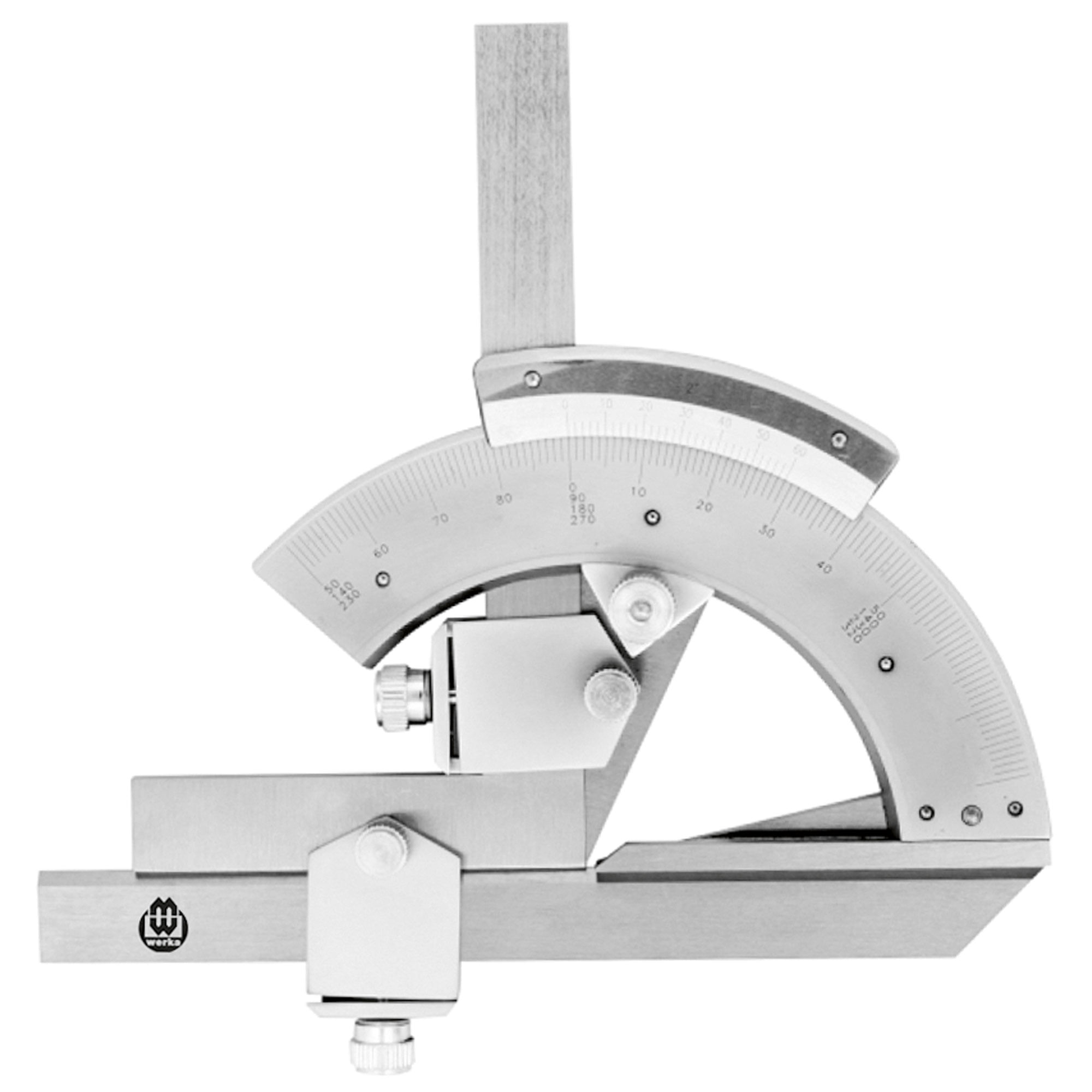 Raportor universal cu vernier, 0 - 320 grade