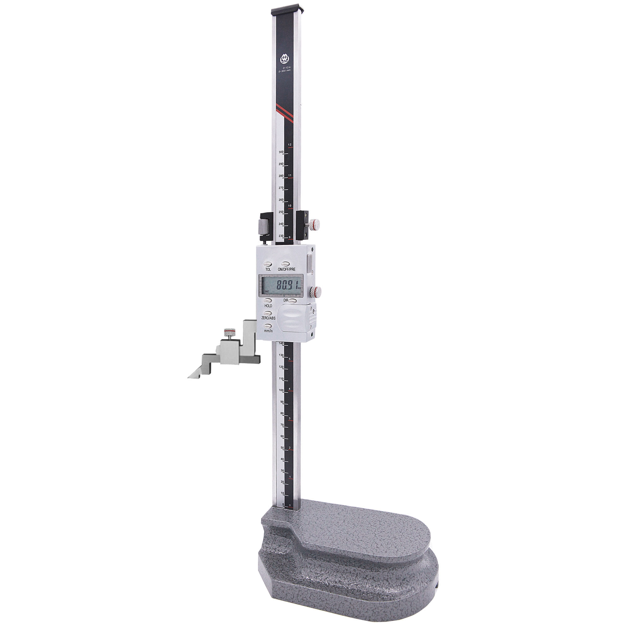 Dispozitiv digital de trasat, Scala 0 – 300 / 0 – 12”