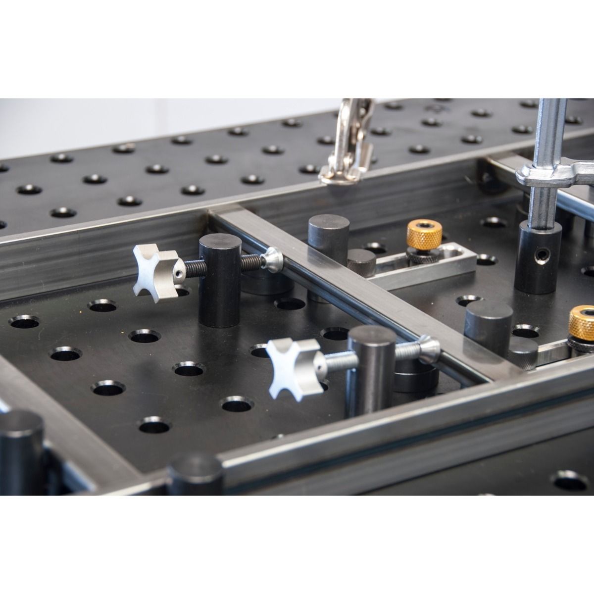 KIT Banc de Sudura PROFESIONAL 1200x750 mm, 66 Accesorii incluse, Rhino Cart®, TDQ612075-K1