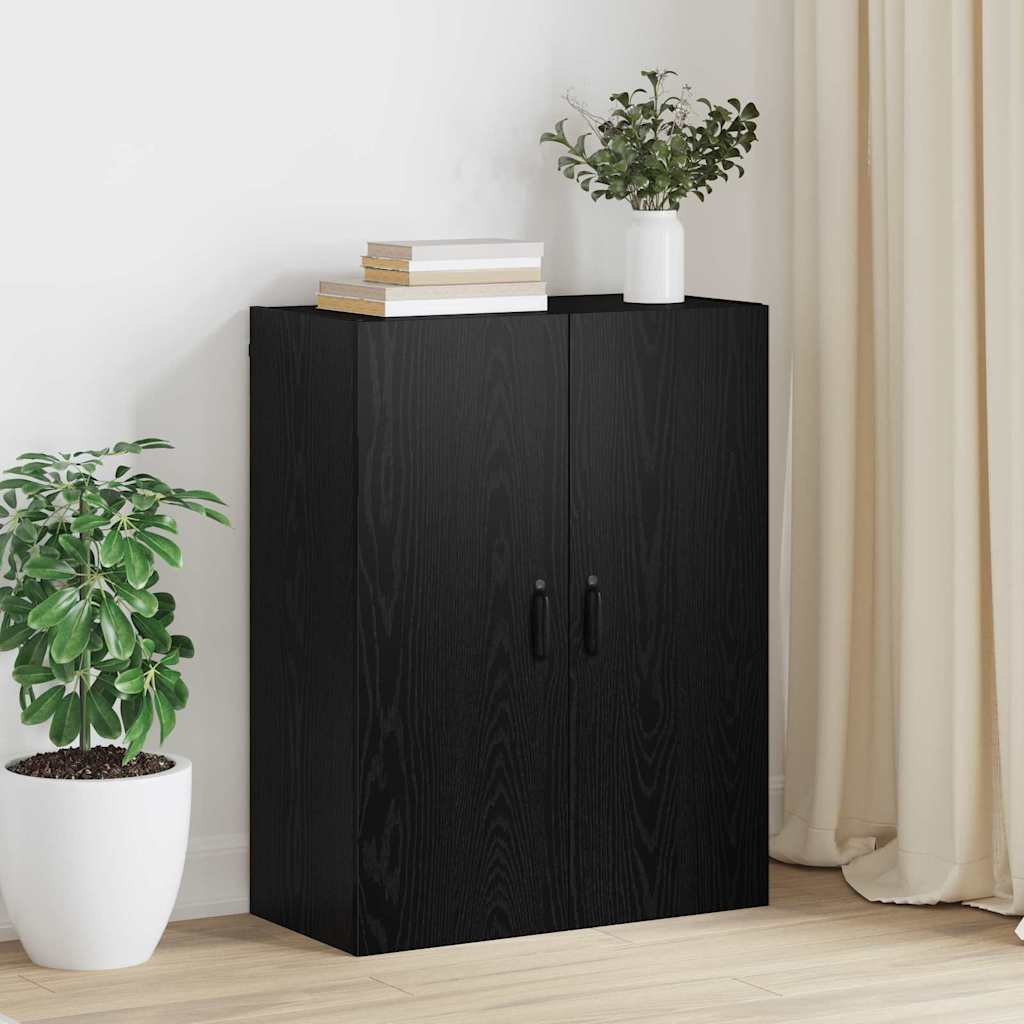Dulap suspendat Stejar negru 69.5 x 34 x 90 cm Lemn compozit — imaginea 2