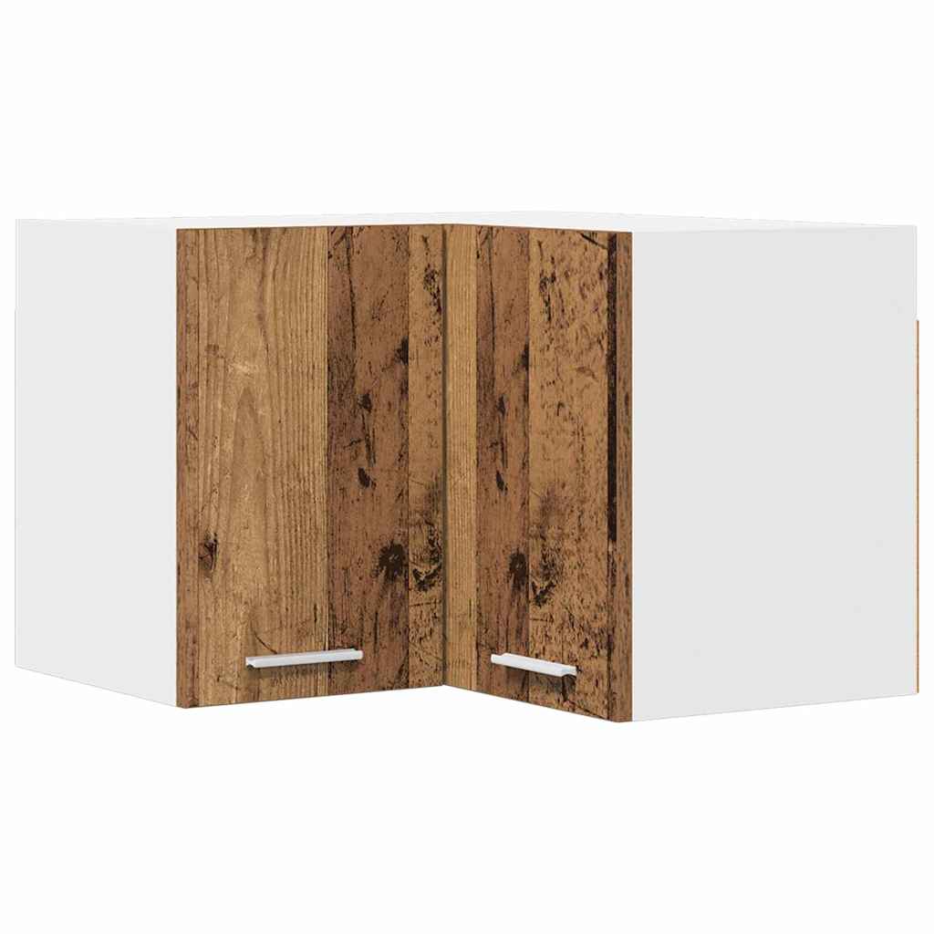 Dulap suspendat cu raft Riga Lemn vechi si Alb 57 x 57 x 40 cm