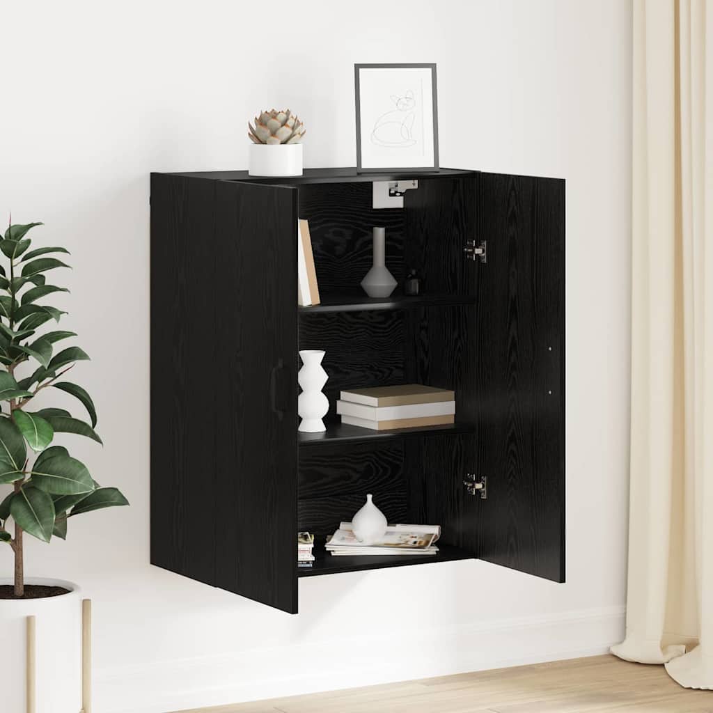Dulap suspendat Stejar negru 69.5 x 34 x 90 cm Lemn compozit — imaginea 4