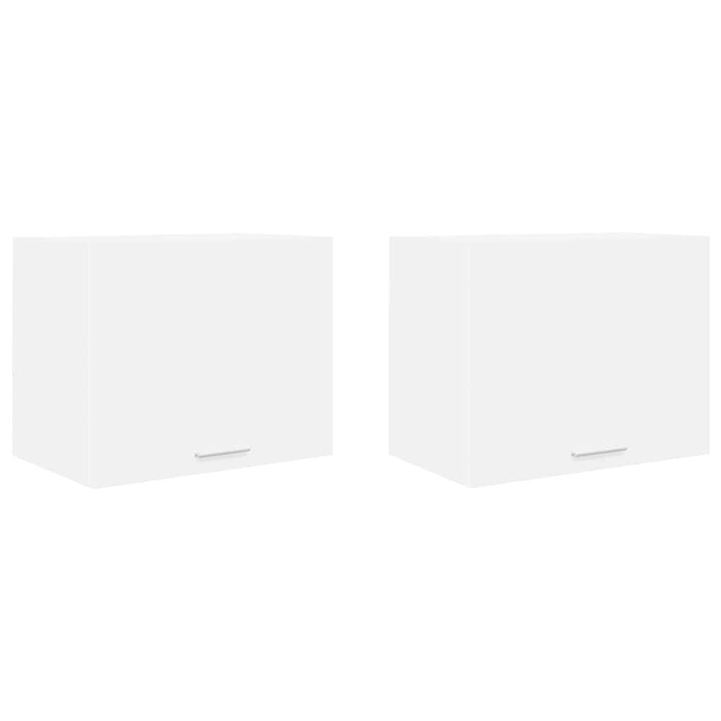 Dulap suspendat Riga 2 pcs Alb 50 x 31 x 40 cm Lemn compozit