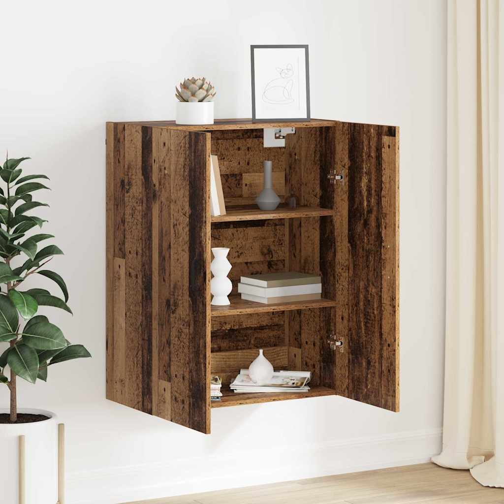 Dulap suspendat Lemn vechi 69.5 x 34 x 90 cm Lemn compozit — imaginea 4
