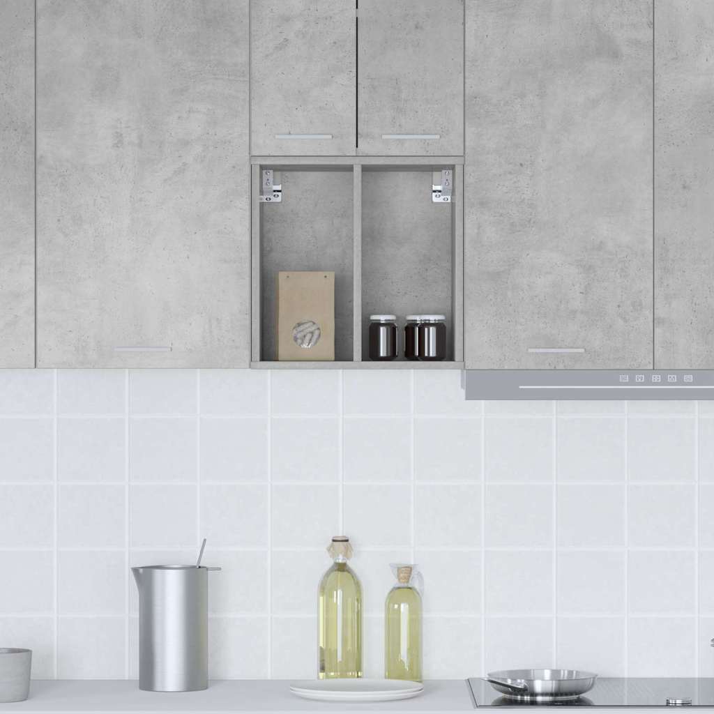 Dulap suspendat cu raft Riga Gri din beton 40 x 29,5 x 40 cm — imaginea 5