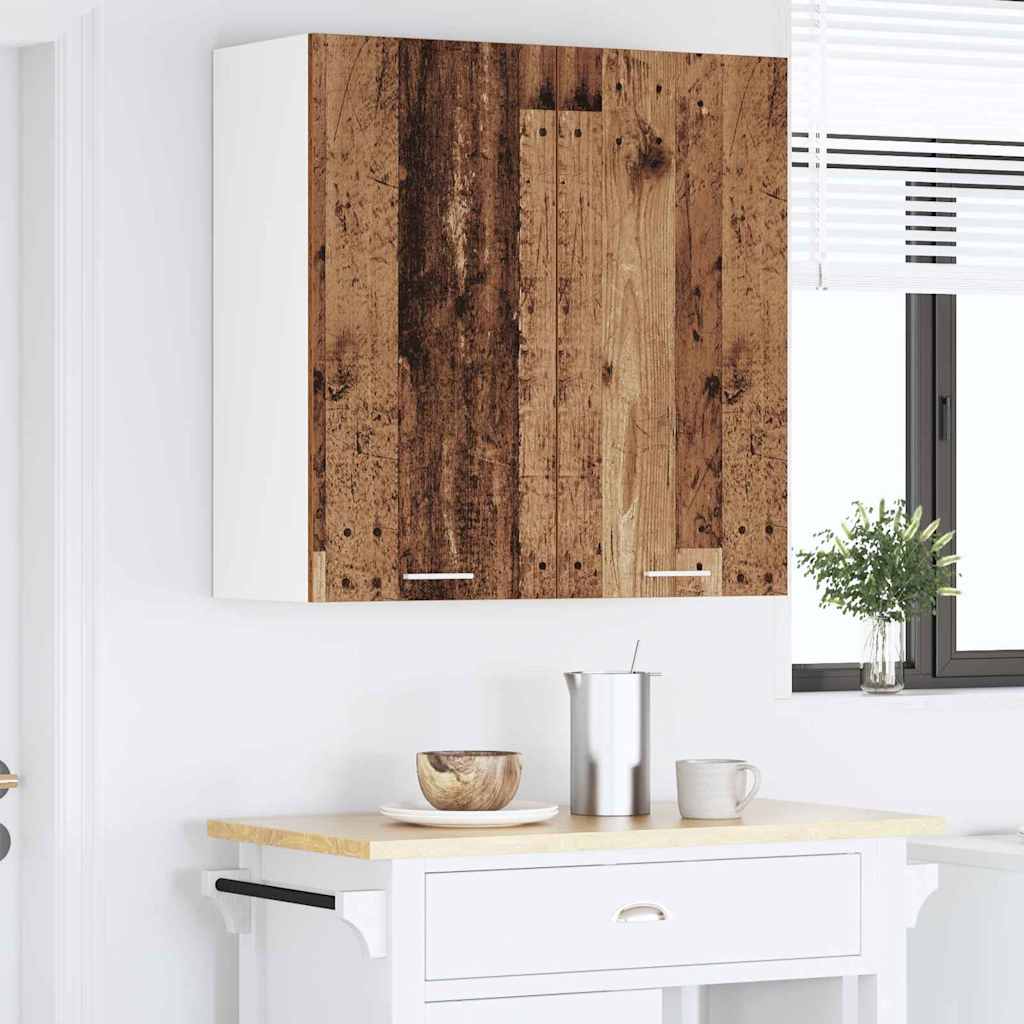 Dulap suspendat Riga Lemn Vechi 80 x 31 x 80 cm Lemn compozit — imaginea 5
