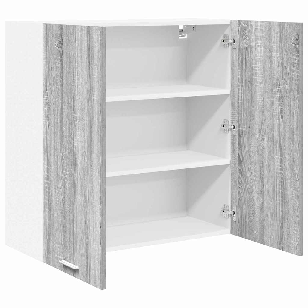 Dulap suspendat Riga Gri Sonoma 80 x 31 x 80 cm Lemn compozit — imaginea 6