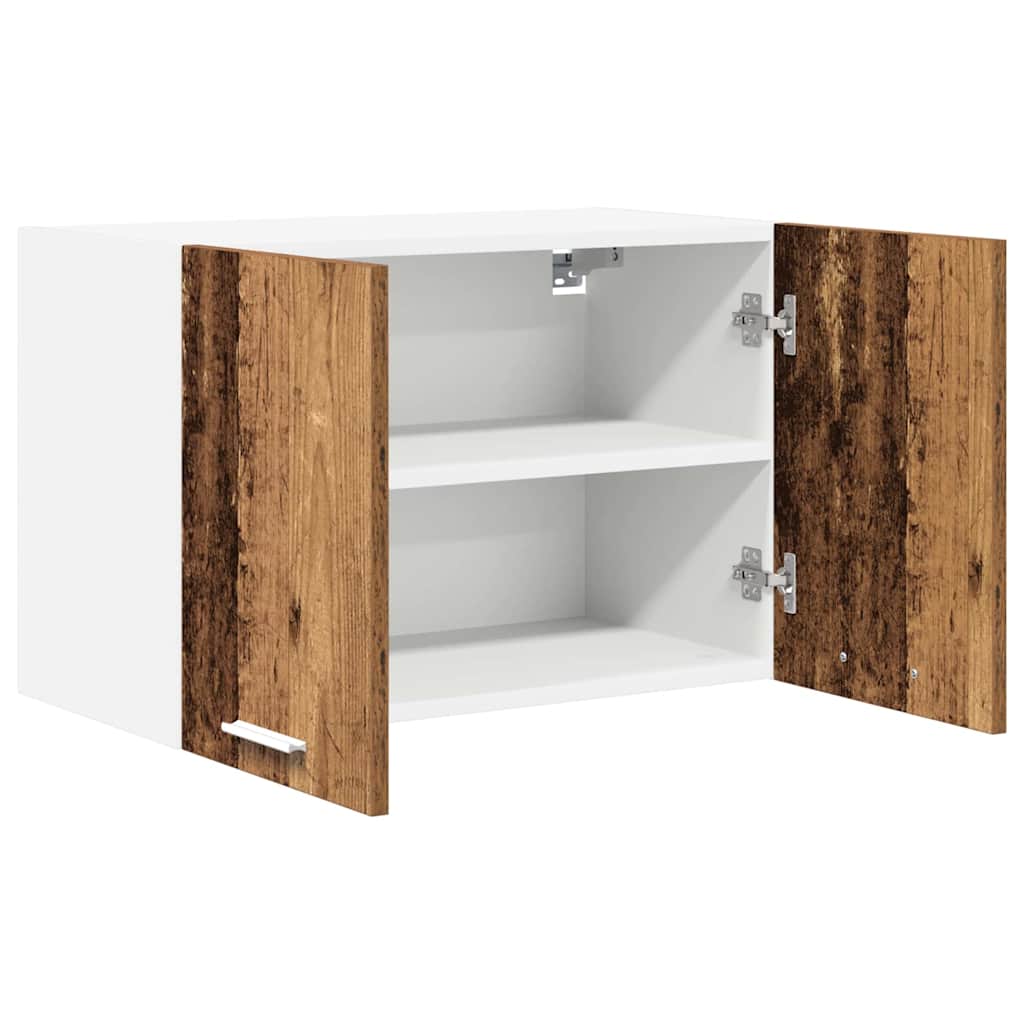 Dulap suspendat cu raft Riga Lemn vechi si Alb 60 x 31 x 40 cm — imaginea 6