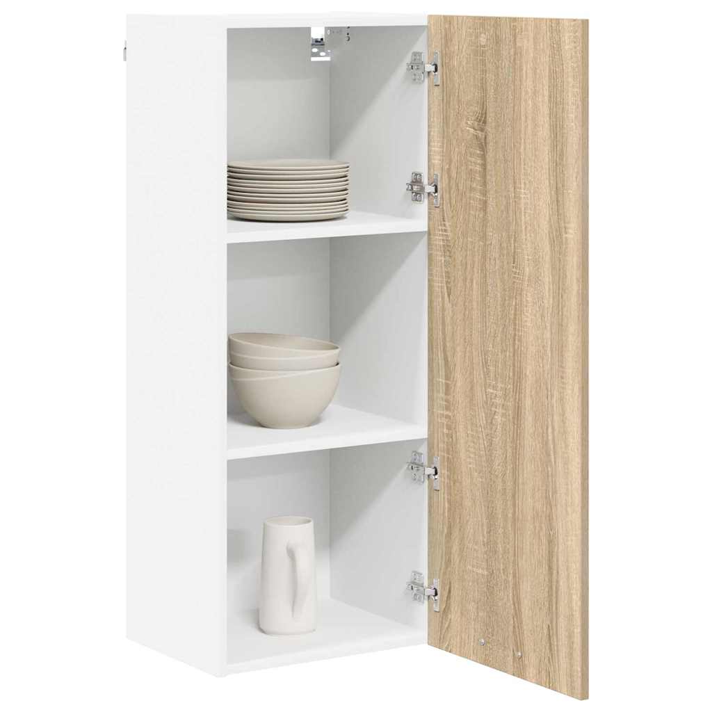 Dulap suspendat cu raft Riga Stejar Sonoma 40 x 31 x 100 cm — imaginea 4
