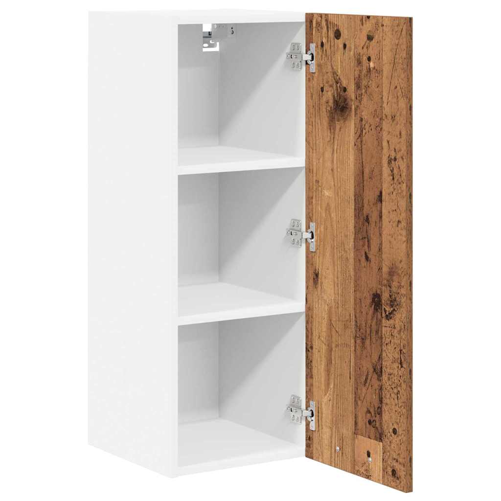Dulap suspendat cu raft Riga Lemn vechi si Alb 30 x 31 x 80 cm — imaginea 6