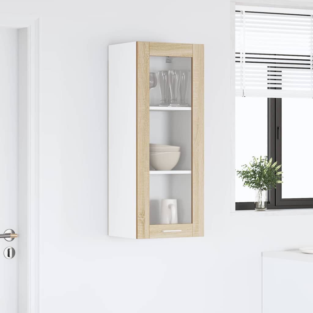 Dulap suspendat cu raft Riga Stejar Sonoma 40 x 31 x 100 cm — imaginea 5