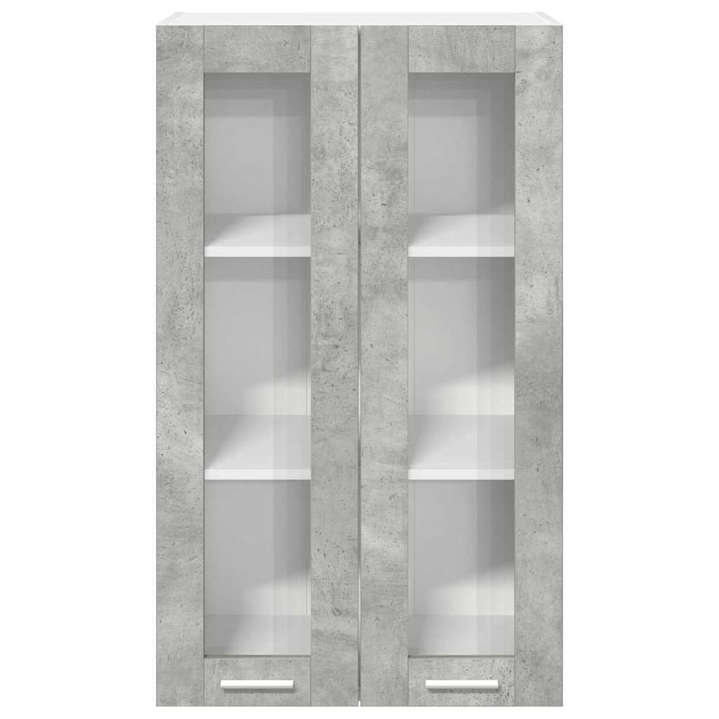 Dulap suspendat cu raft Riga Gri din beton 60 x 31 x 100 cm — imaginea 7