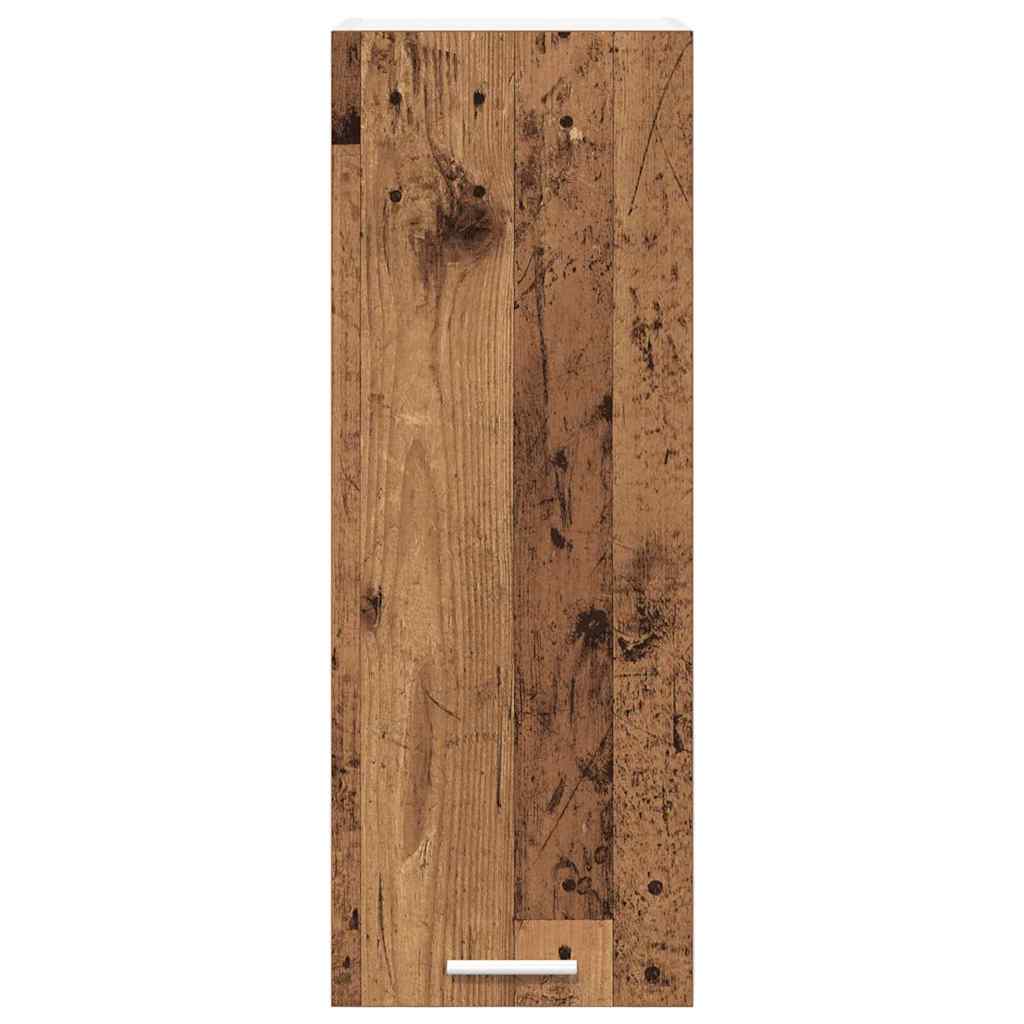 Dulap suspendat cu raft Riga Lemn vechi si Alb 30 x 31 x 80 cm — imaginea 7