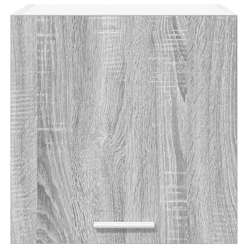 Dulap suspendat Riga 2 pcs Gri Sonoma si Alb 40 x 31 x 40 cm — imaginea 8