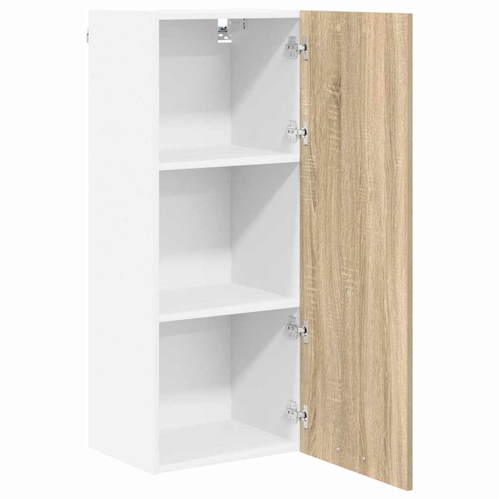 Dulap suspendat cu raft Riga Stejar Sonoma 40 x 31 x 100 cm — imaginea 6