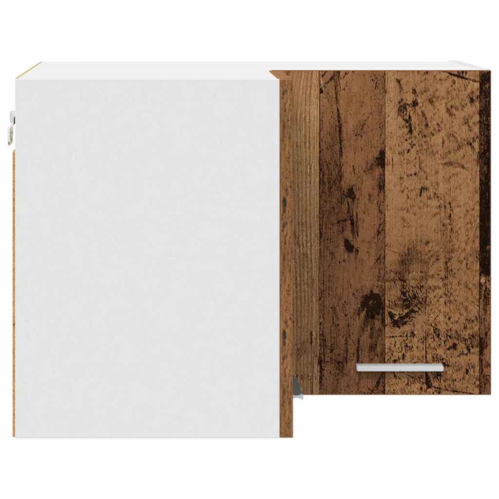 Dulap suspendat cu raft Riga Lemn vechi si Alb 57 x 57 x 40 cm — imaginea 8