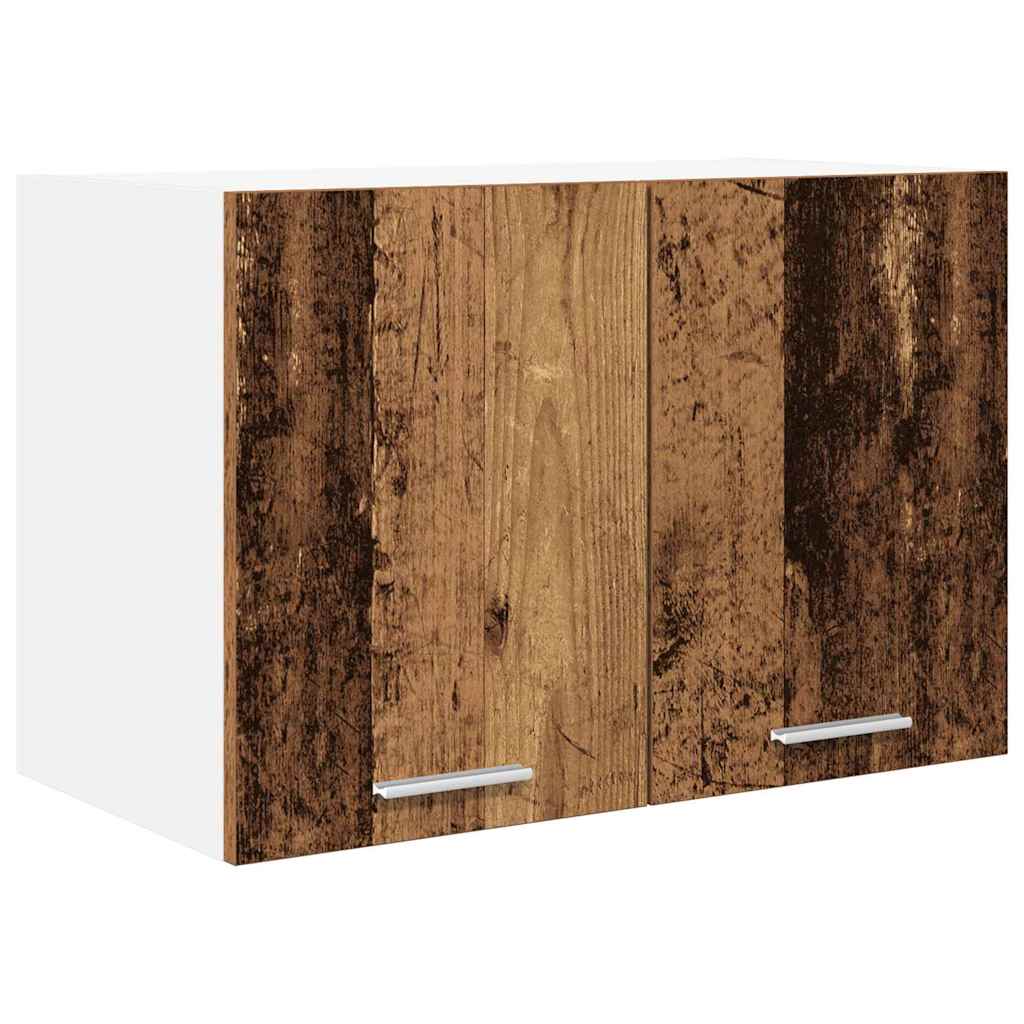Dulap suspendat Riga 2 pcs Lemn vechi si Alb 60 x 31 x 40 cm — imaginea 6