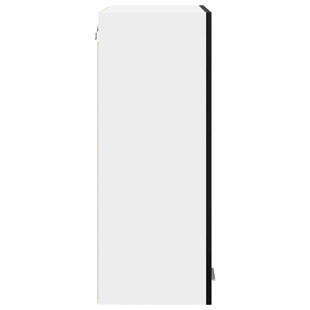 Dulap suspendat Riga Stejar Negru 60 x 31 x 80 cm Lemn compozit — imaginea 8