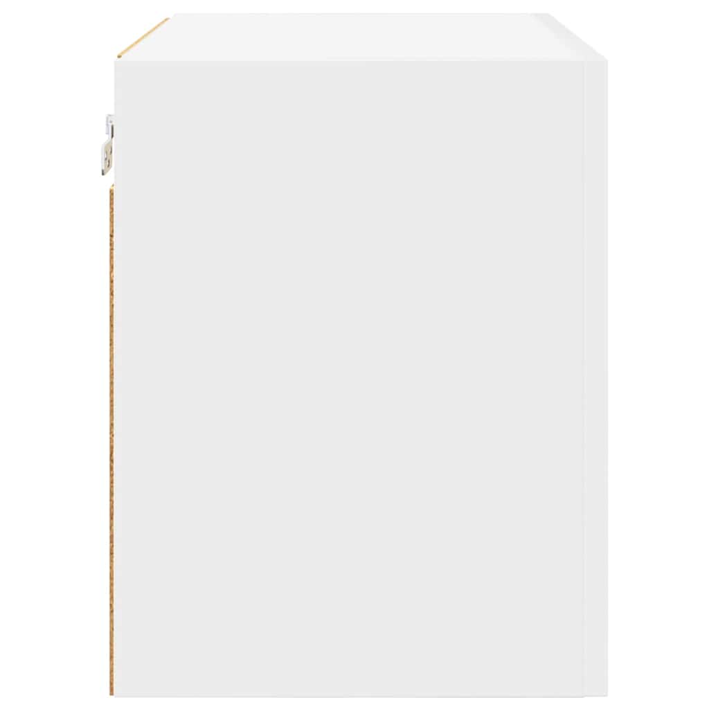 Dulap suspendat Riga 2 pcs Alb 50 x 31 x 40 cm Lemn compozit — imaginea 9