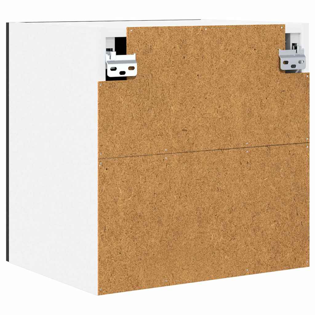 Dulap suspendat cu usa Riga Stejar negru si Alb 40 x 31 x 40 cm — imaginea 9