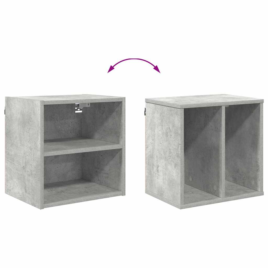 Dulap suspendat cu raft Riga Gri din beton 40 x 29,5 x 40 cm — imaginea 11