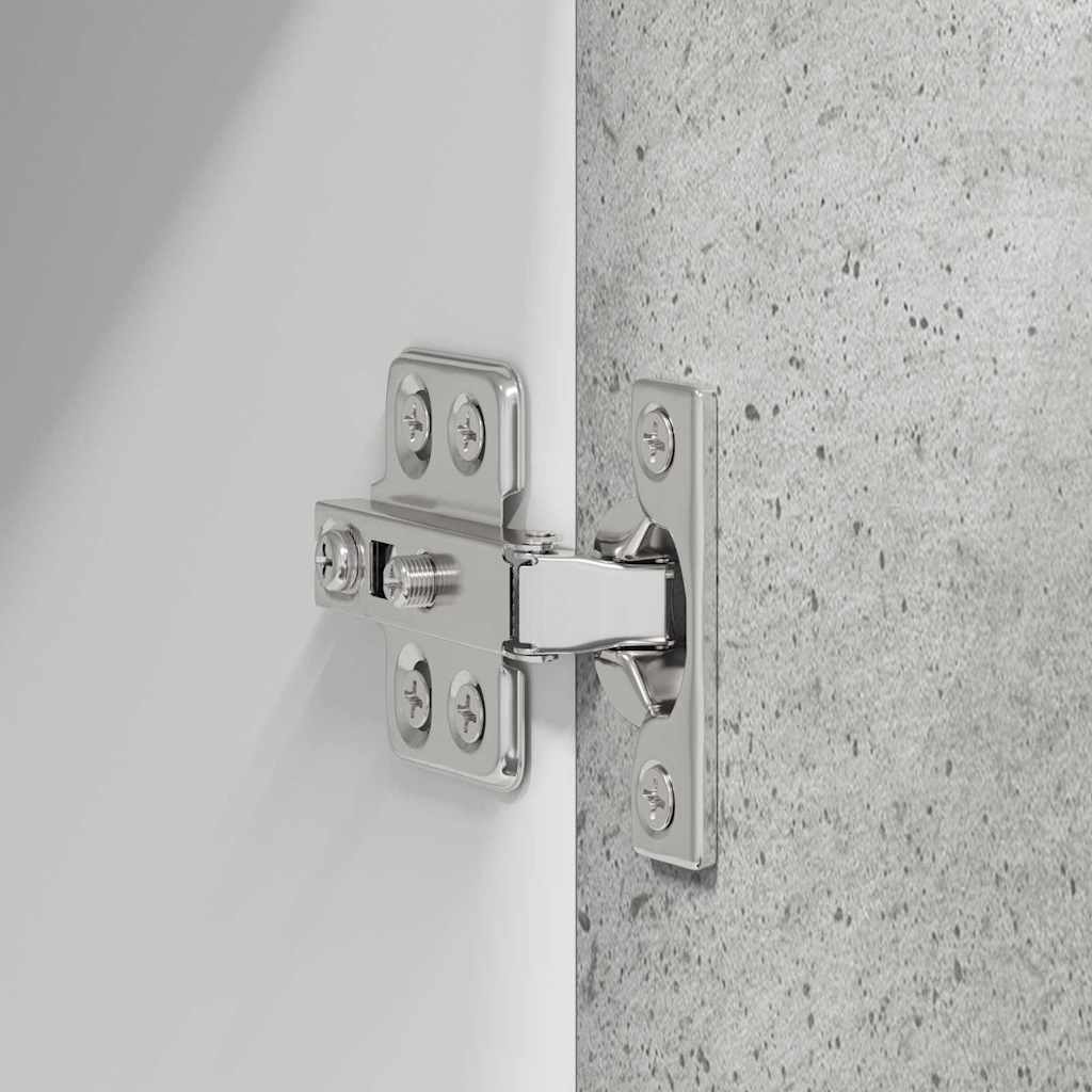 Dulap suspendat cu raft Riga Gri beton si Alb 40 x 31 x 40 cm — imaginea 10
