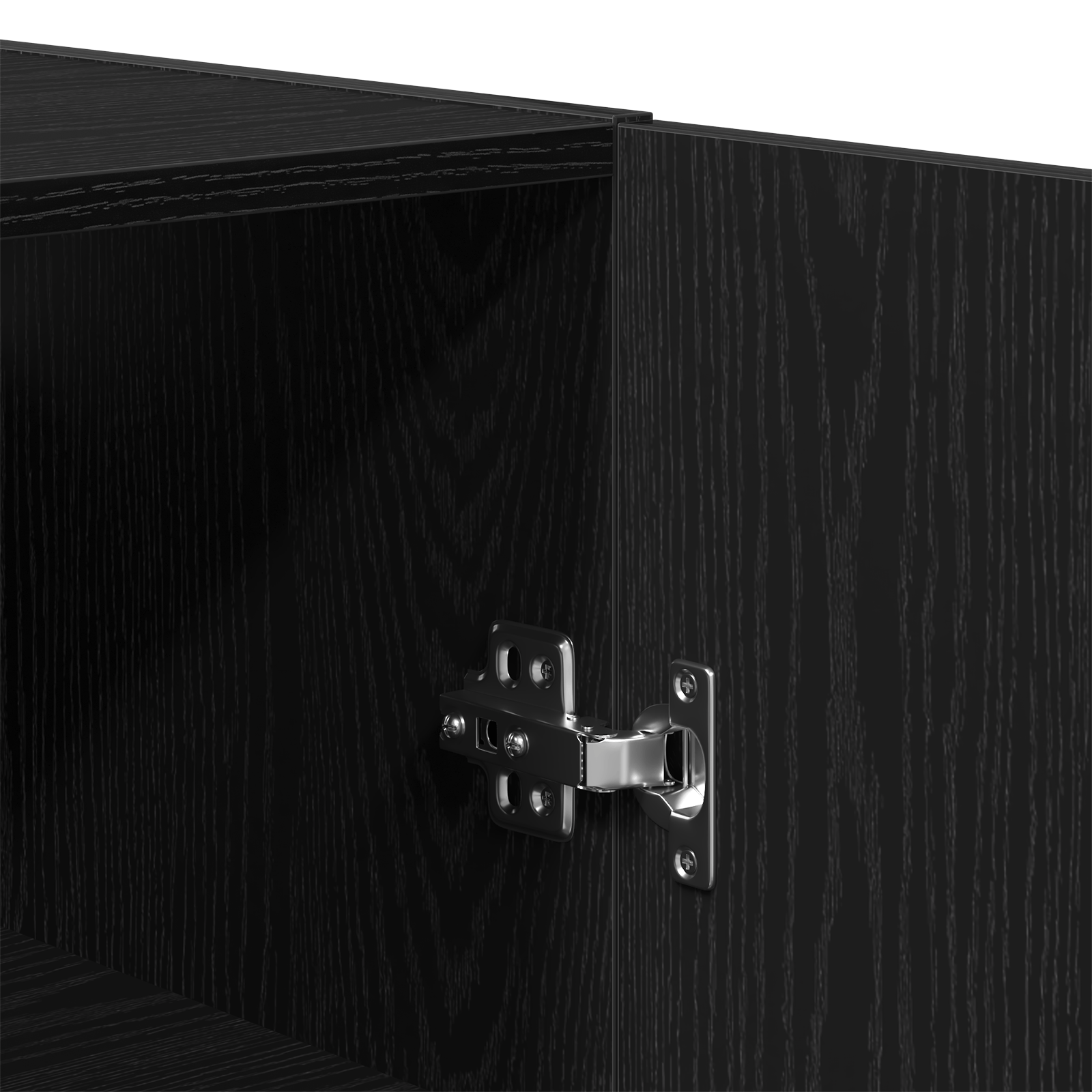 Dulap suspendat Negru Stejar 69,5x34x90 cm din lemn prelucrat — imaginea 10