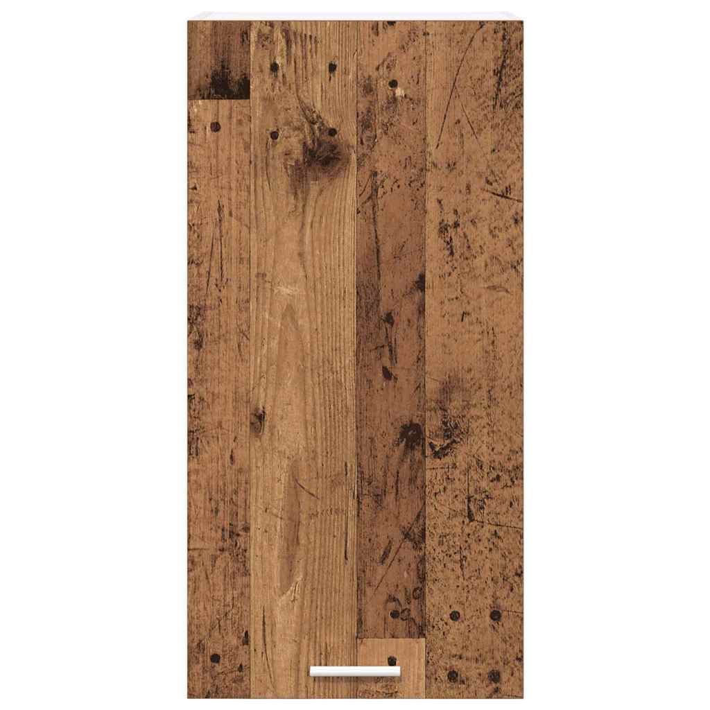 Dulap suspendat cu raft Riga Lemn vechi si Alb 40 x 31 x 80 cm — imaginea 7