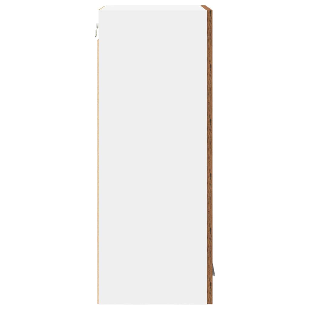 Dulap suspendat cu raft Riga Lemn vechi si Alb 40 x 31 x 80 cm — imaginea 8
