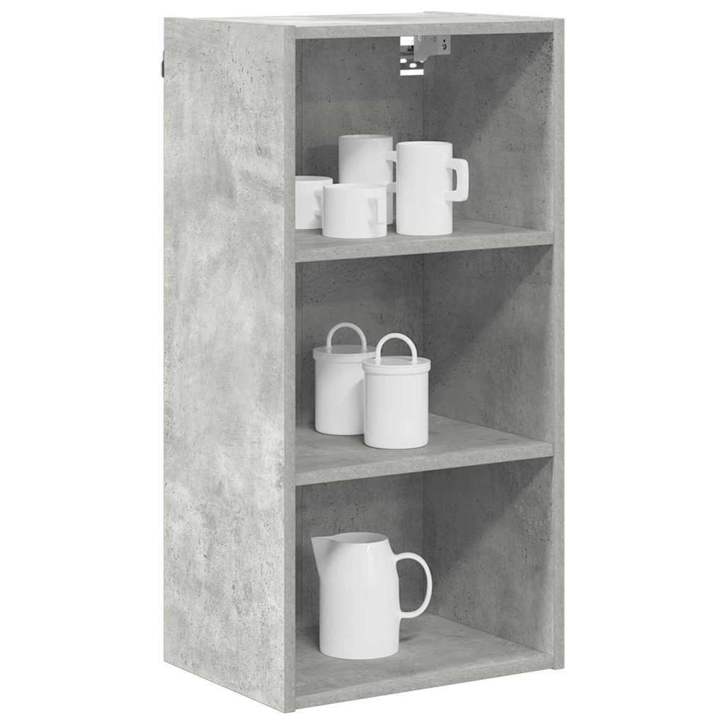 Dulap suspendat cu raft Riga Gri din beton 40 x 29,5 x 80 cm — imaginea 4