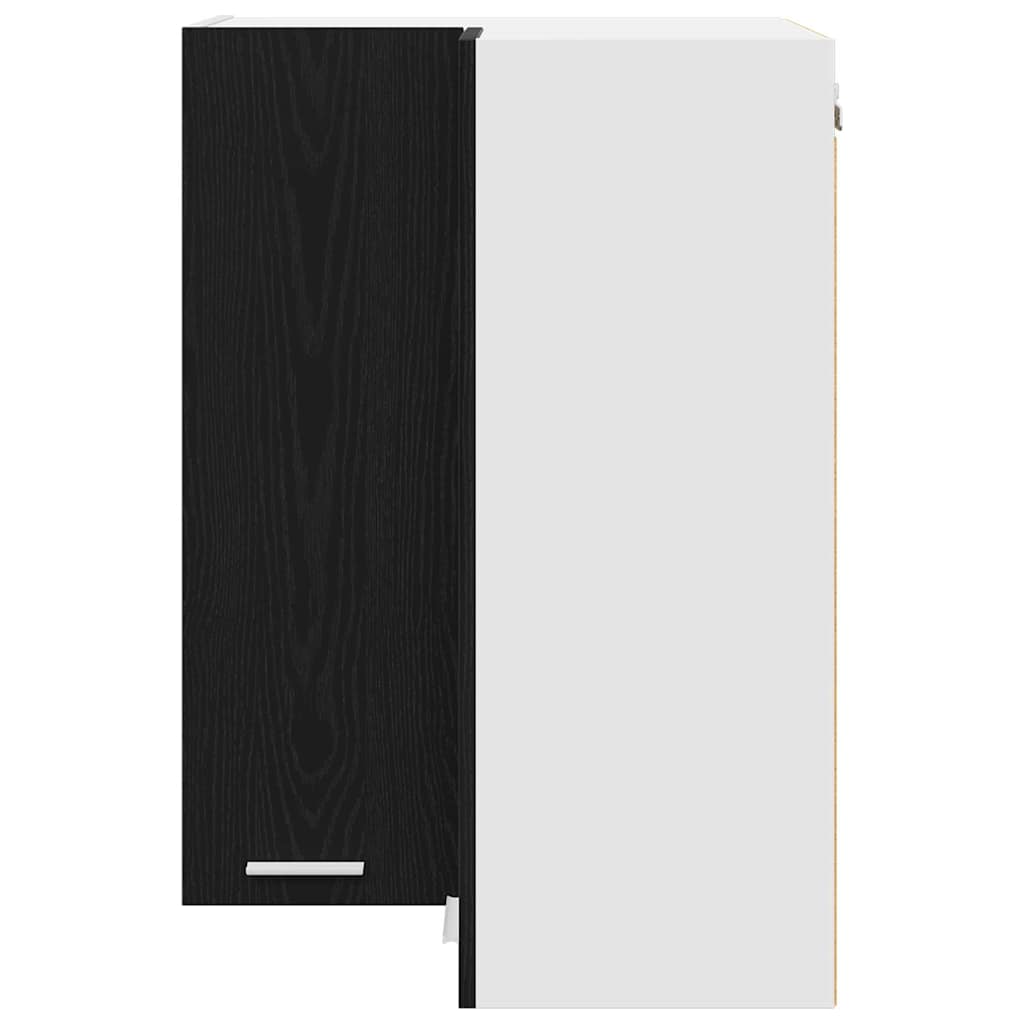 Dulap suspendat Riga Stejar negru si Alb 57 x 57 x 80 cm — imaginea 7