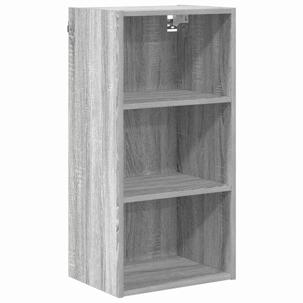 Dulap suspendat Riga Gri Sonoma 40 x 29,5 x 80 cm Lemn compozit
