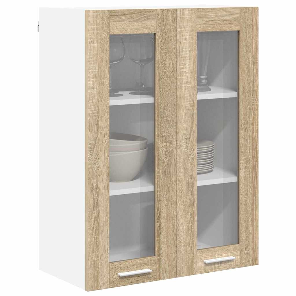 Dulap suspendat cu raft Riga Stejar Sonoma 60 x 31 x 80 cm — imaginea 4