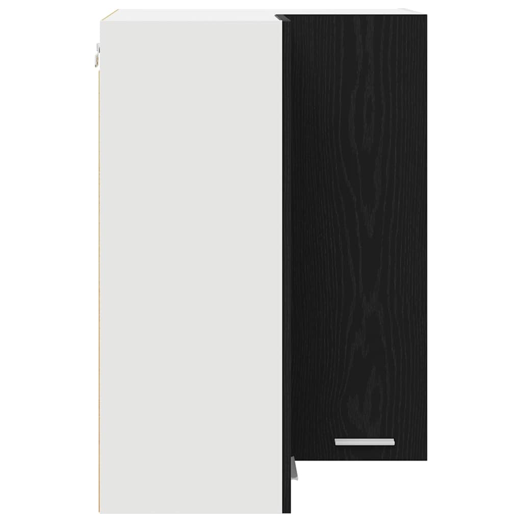 Dulap suspendat Riga Stejar negru si Alb 57 x 57 x 80 cm — imaginea 8