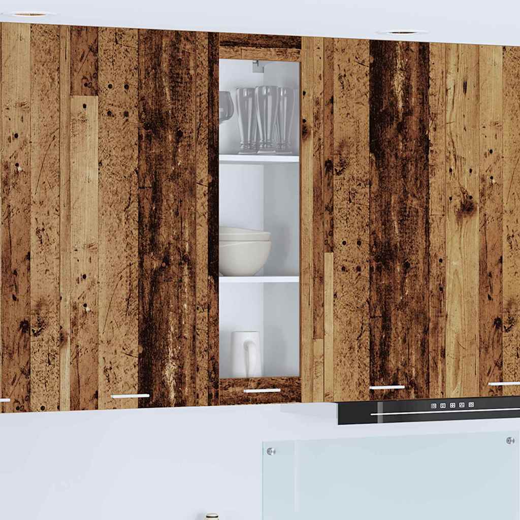 Dulap suspendat Riga Lemn Vechi 40 x 31 x 100 cm Lemn compozit — imaginea 2