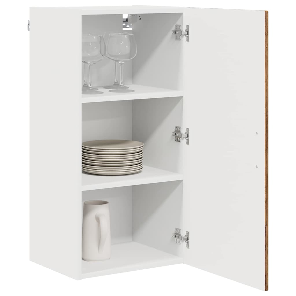 Dulap suspendat de bucatarie cu raft Lemn Vechi 40 x 31 x 80 cm — imaginea 4