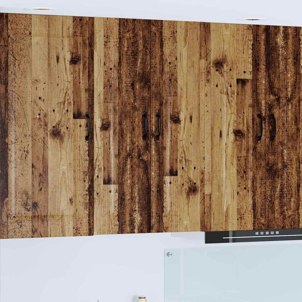 Dulap suspendat de bucatarie cu usa Lemn Vechi 60 x 31 x 100 cm — imaginea 2