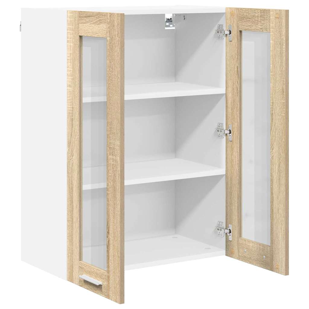 Dulap suspendat cu raft Riga Stejar Sonoma 60 x 31 x 80 cm — imaginea 6