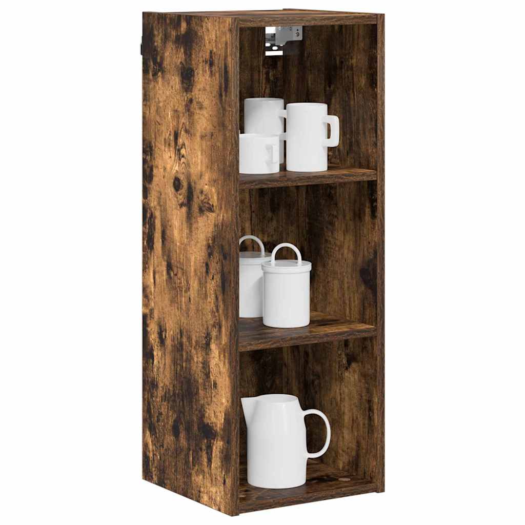 Dulap suspendat cu raft Riga Stejar fumuriu 30 x 29,5 x 80 cm — imaginea 4